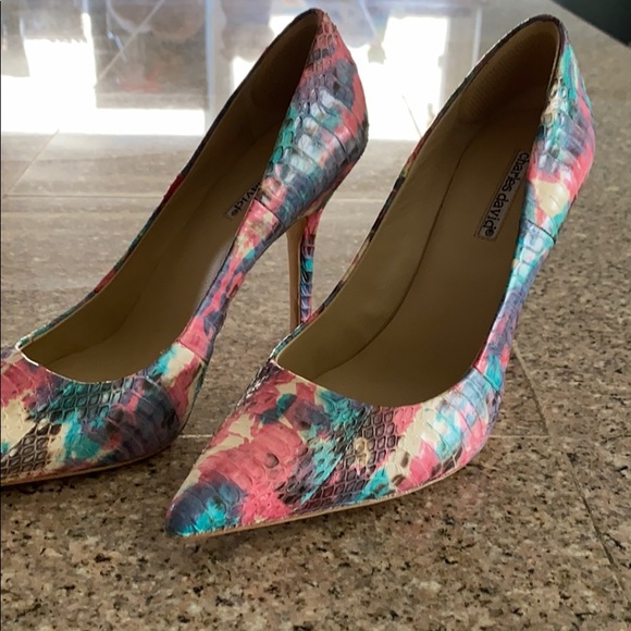 Multicolored Charles David heels - Picture 14 of 14